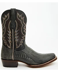 Dan Post Men's 11" Exotic Ostrich Leg Western Boots - Square Toe