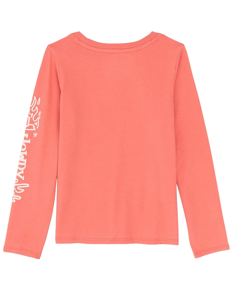 Wrangler Girls' Western Icon Long Sleeve Graphic Tee