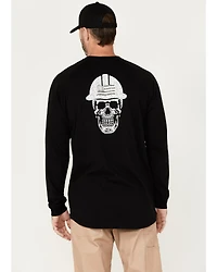 Ariat Men's Black Rebar Workman Back Graphic Long Sleeve Work Pocket T-Shirt