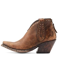 Ariat Women's Greenly Distressed Studded Booties - Snip Toe