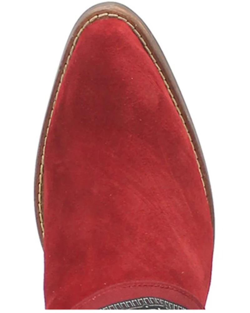 Dingo Women's Suede Bandida Western Booties - Round Toe