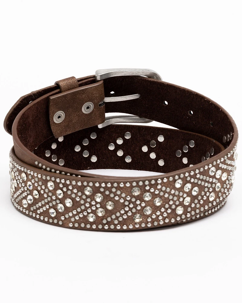 Shyanne Women's Brown Tempt To Shine Belt