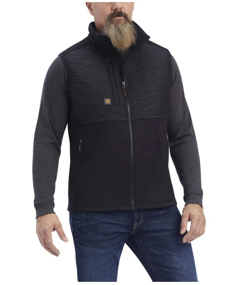 Ariat Men's Rebar Cloud 9 Insulated Zip-Front Work Vest - Big