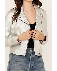 Mauritius Leather Women's Adeni Iridescent Jacket