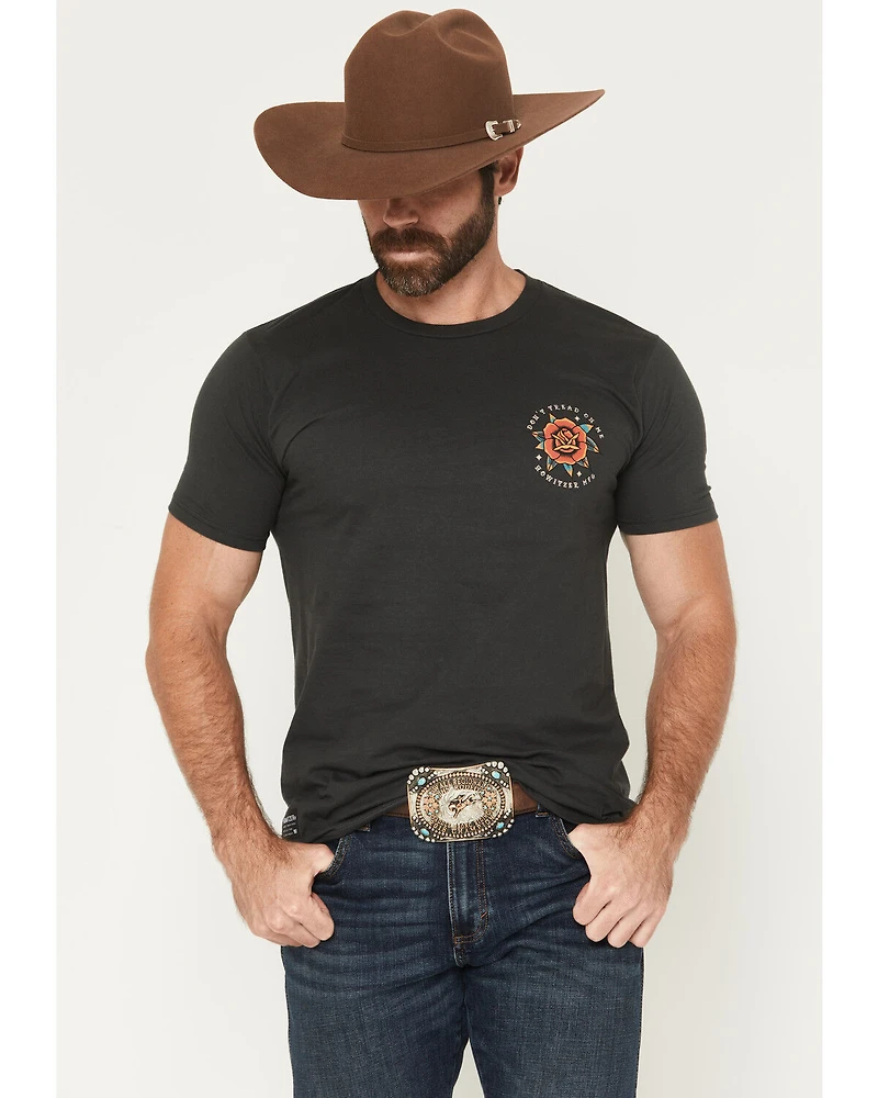 Howitzer Men's Don't Tread on Me Snake Short Sleeve Graphic T-Shirt