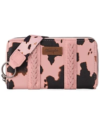 Wrangler Women's Cow Print Wallet