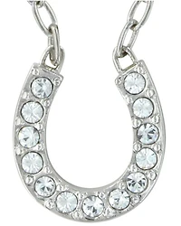 Montana Silversmiths Women's Crystal Clear Lucky Necklace
