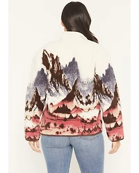 Shyanne Women's Cascade Zip Front Sherpa Jacket