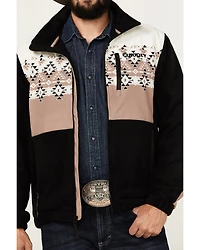 Hooey Men's Southwestern Print Tech Fleece Jacket
