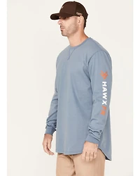Hawx Men's FR Logo Long Sleeve Work T-Shirt - Big & Tall