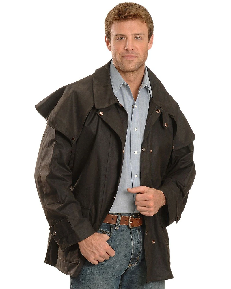 Outback Unisex Short Oilskin Jacket