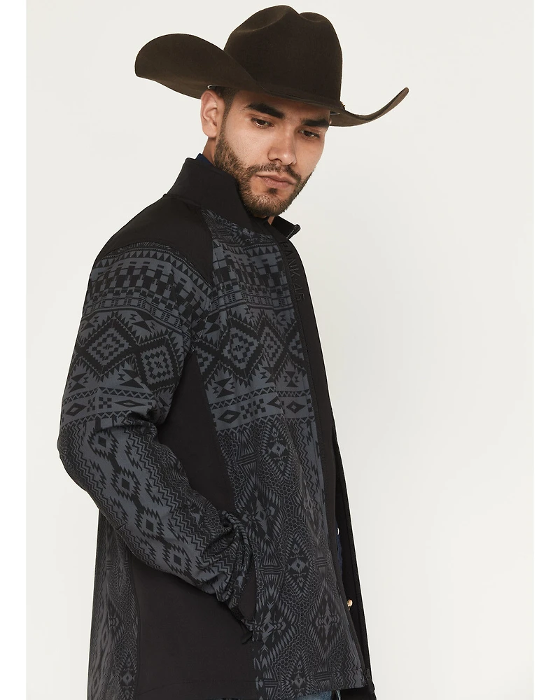 RANK 45® Men's Quintana Southwestern Print Softshell Jacket