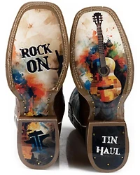 Tin Haul Men's Guitar Man Western Boots - Broad Square Toe
