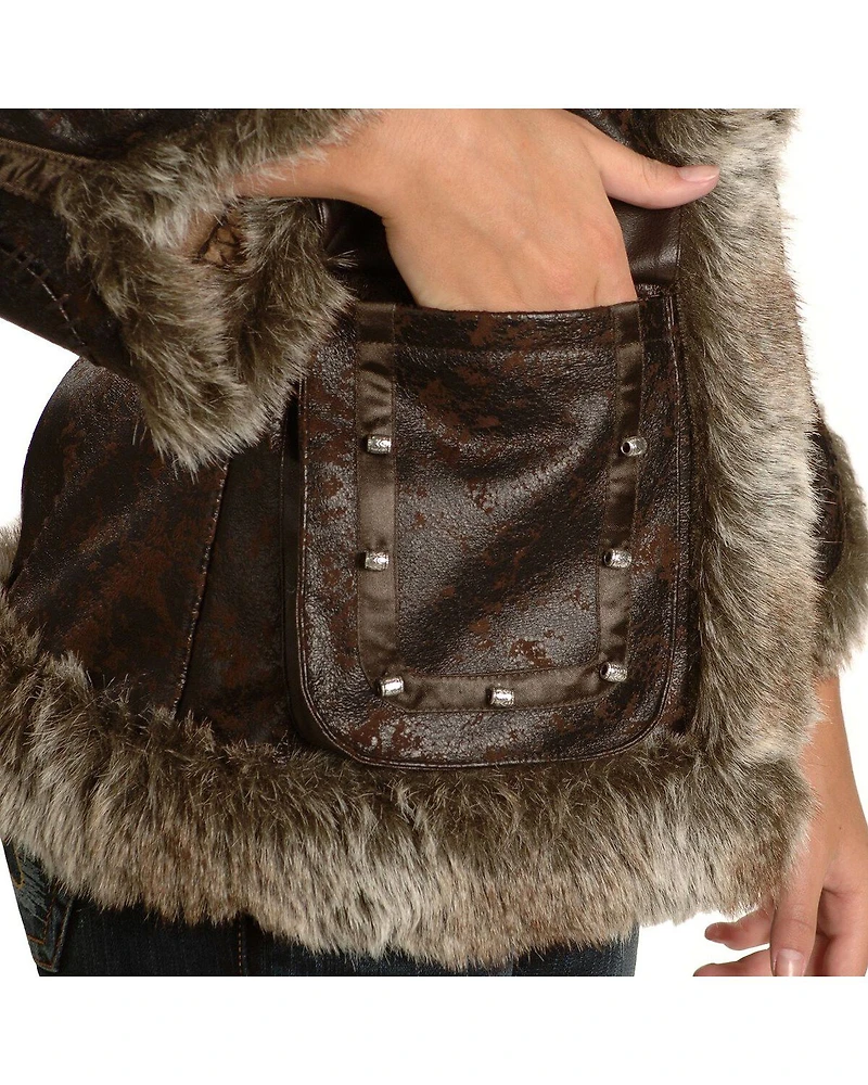 Scully Women's Faux Fur Shearling Jacket
