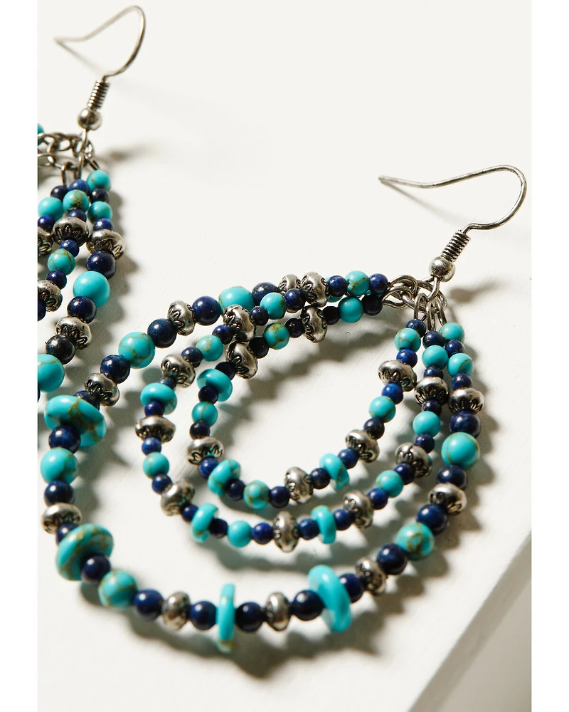 Shyanne Women's Isla Oasis Teardrop Beaded Earrings