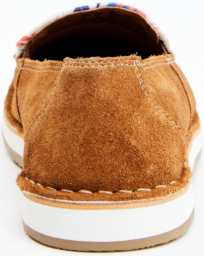 Myra Bag Women's Hazel Print Slip-On Casual Sneaker - Moc Toe
