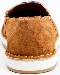 Myra Bag Women's Hazel Print Slip-On Casual Sneaker - Moc Toe