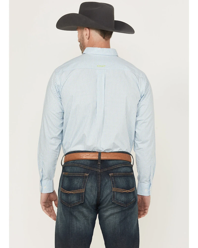 Ariat Men's Cillian Geo Print Long Sleeve Button-Down Western Shirt