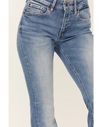 Idyllwind Women's Al To Vista Medium Wash Mid Rise Bootcut Stretch Denim Jeans