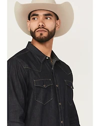 Cody James Black 1978™ Men's Long Sleeve Snap Denim Shirt