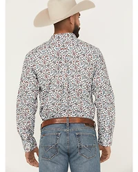 Ariat Men's Stiles Paisley Print Fitted Long Sleeve Button-Down Western Shirt