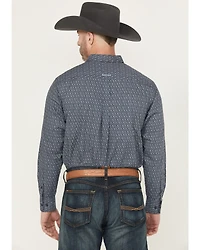 Ariat Men's Colson Geo Print Long Sleeve Button-Down Western Shirt