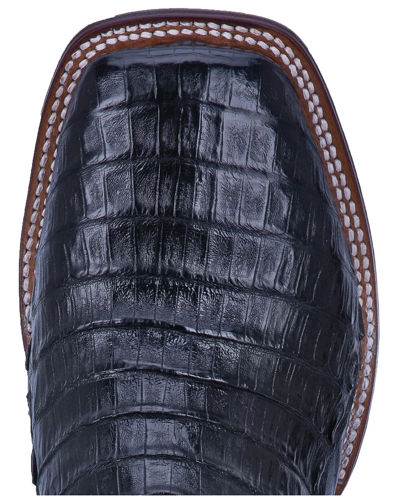 Dan Post Men's Kingsly Exotic Caiman Western Boots - Broad Square Toe