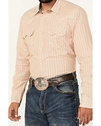 Cody James Men's Reckoning Striped Print Long Sleeve Snap Western Shirt