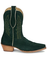 Tony Lama Women's Lea Suede Western Booties