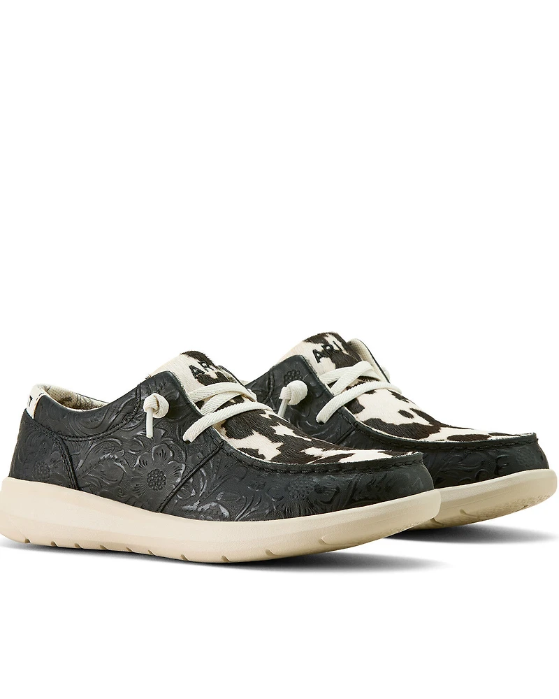Ariat Women's Hair-On Tooled Hilo Casual Shoes - Moc Toe