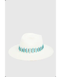 Nikki Beach Women's Raine Straw Fedora