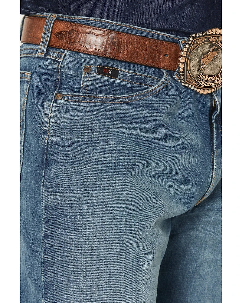 Wrangler X Cody Johnson 20X Medium Wash Relaxed Bootcut Stretch Denim Jeans - Tall