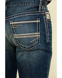 Cinch Men's Ian Rigid Dark Slim Bootcut Jeans