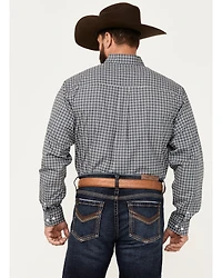 Cinch Men's Geo Print Long Sleeve Button-Down Western Shirt