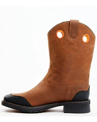 Cody James Boys' Skull Work Boots - Broad Square Toe
