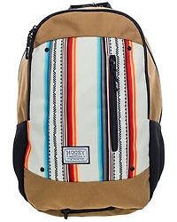 Hooey Rockstar Serape Striped Print Logo Backpack