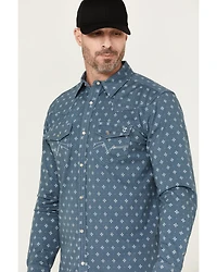 Cody James Men's FR Printed Lightweight Long Sleeve Snap Western Work Shirt