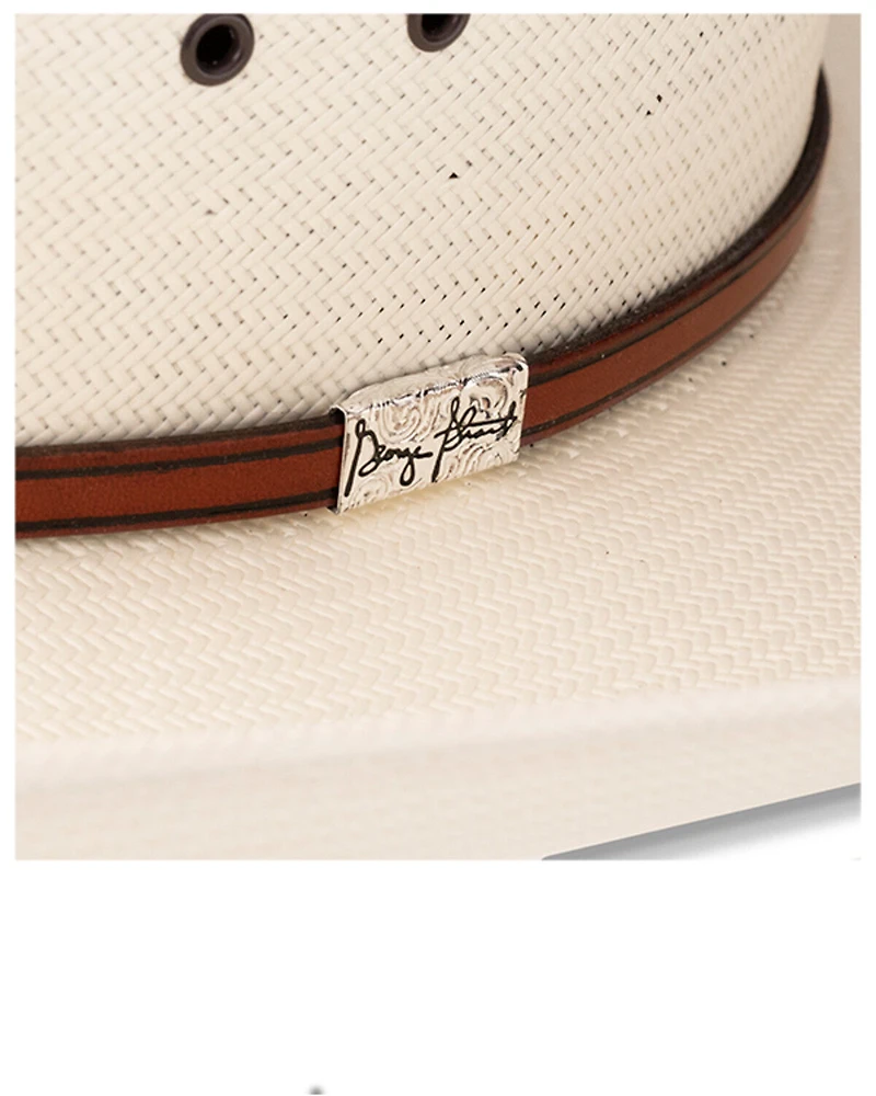 George Strait by Resistol Palo 8X Straw Cowboy Hat