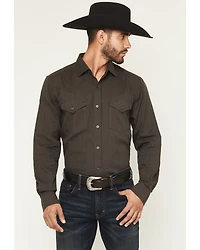 Cody James Black 1978™ Men's Cluny Tonal Striped Long Sleeve Button-Down Western Shirt