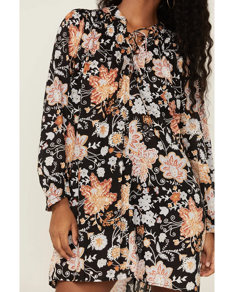 Revel Women's Floral A-Line Mini Dress