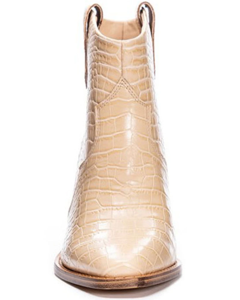 Chinese Laundry Women's Bonnie Croc Print Fashion Booties - Snip Toe