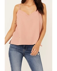 Cleo + Wolf Women's Barbara Solid Printed Sleeveless Cami