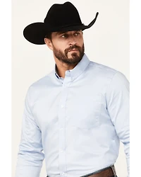 Cody James Men's Performance Twill Solid Long Sleeve Button-Down Western Shirt