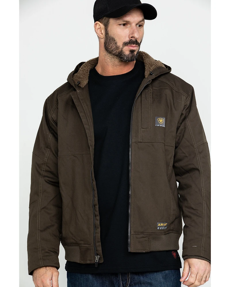 Ariat Men's Rebar Dura Canvas Zip-Front Work Jacket