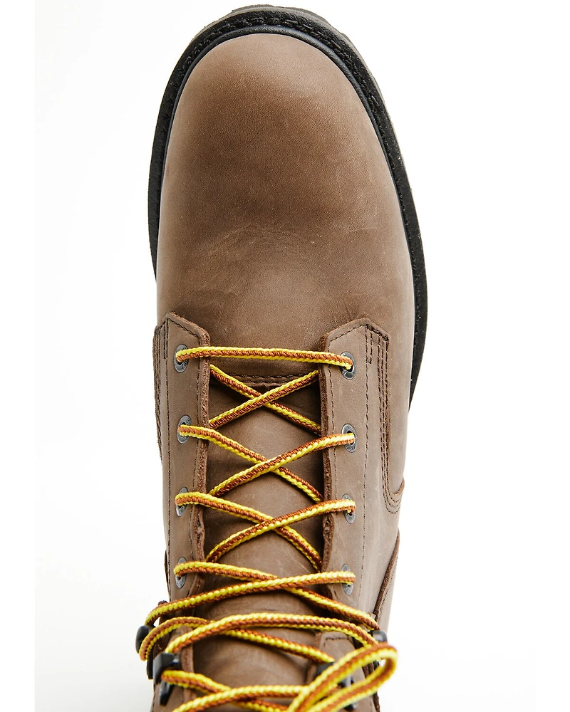 Hawx Men's 8" Logger Lace-Up Work Boot - Soft Toe