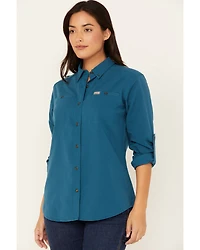Ariat Women's Rebar Made Tough Long Sleeve Button-Down Work Shirt