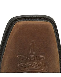 Tony Lama Men's Diboll Rust Diamond Plate Western Work Boots - Composite Toe