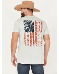 Cody James Men's Rugged Flag Short Sleeve Graphic T-Shirt