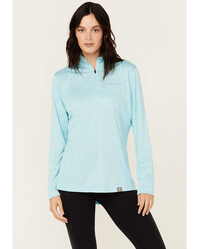 Ariat Women's Rebar Evolve 1/2 Zip Long Sleeve Work Shirt