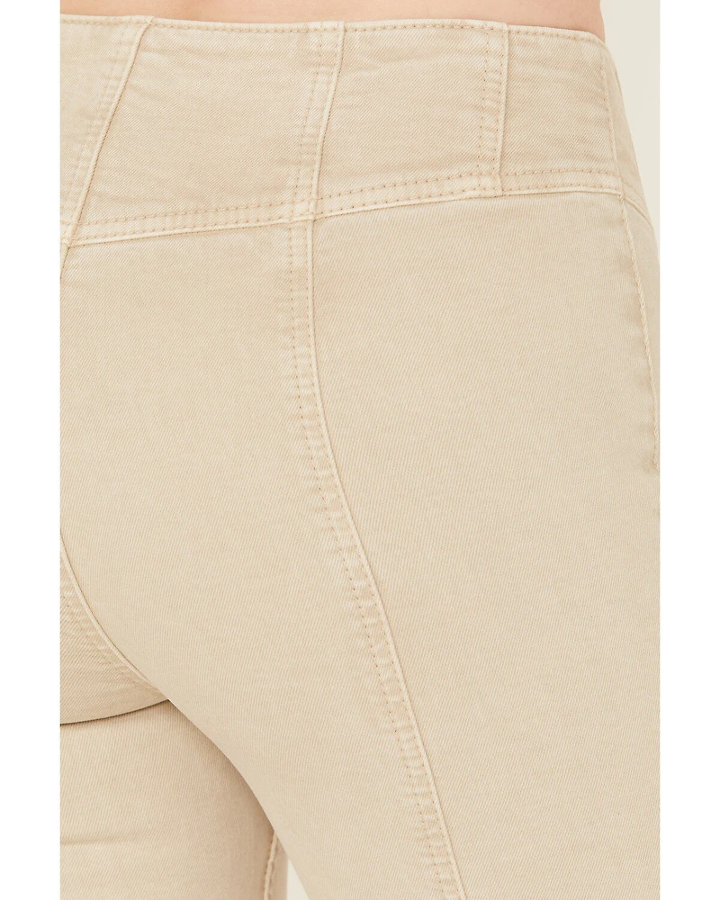Shyanne Women's Moonstruck High Rise Pull On Super Flare Jeans